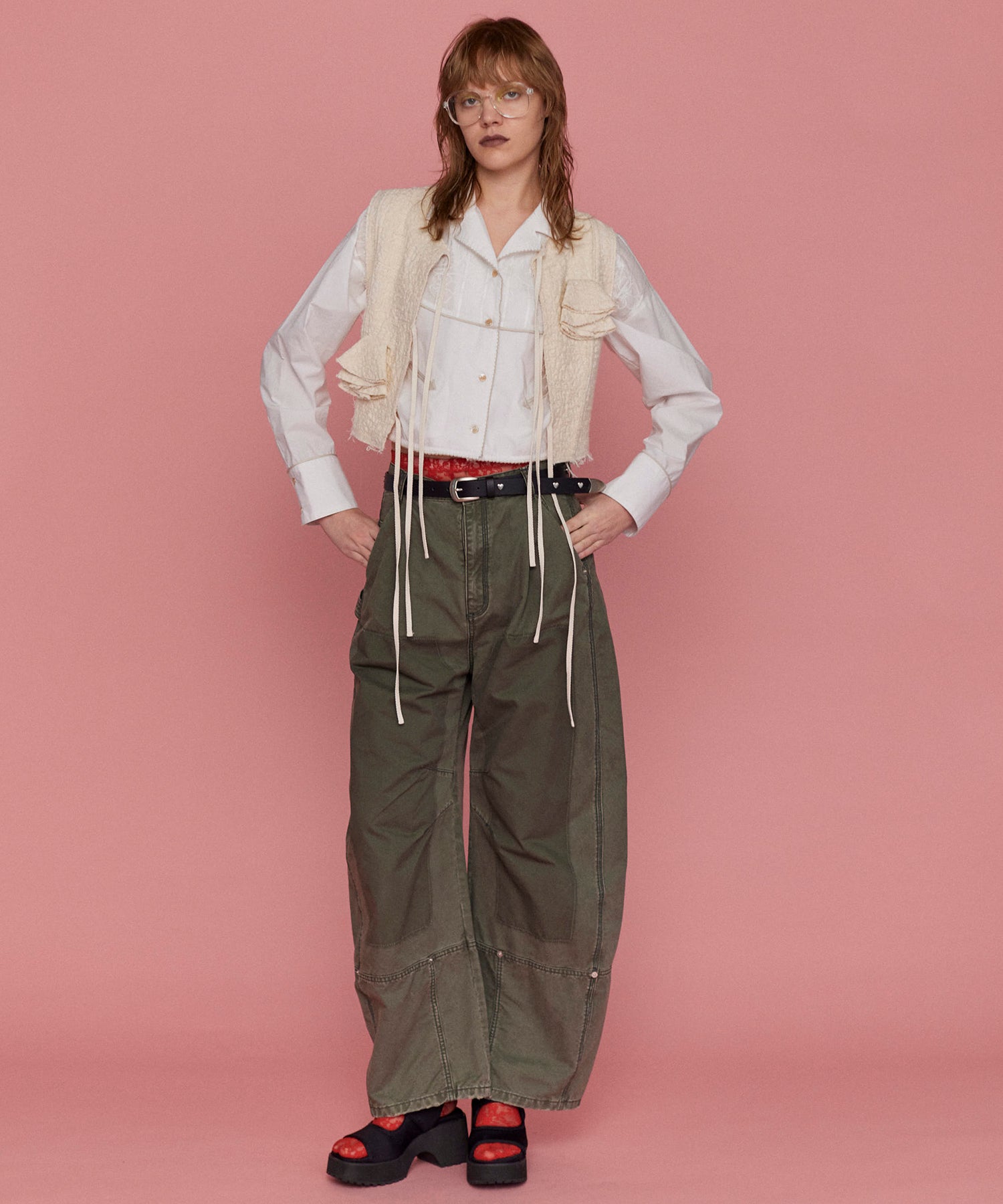 【25SPRING PRE-ORDER】Painter Military Curve Pants