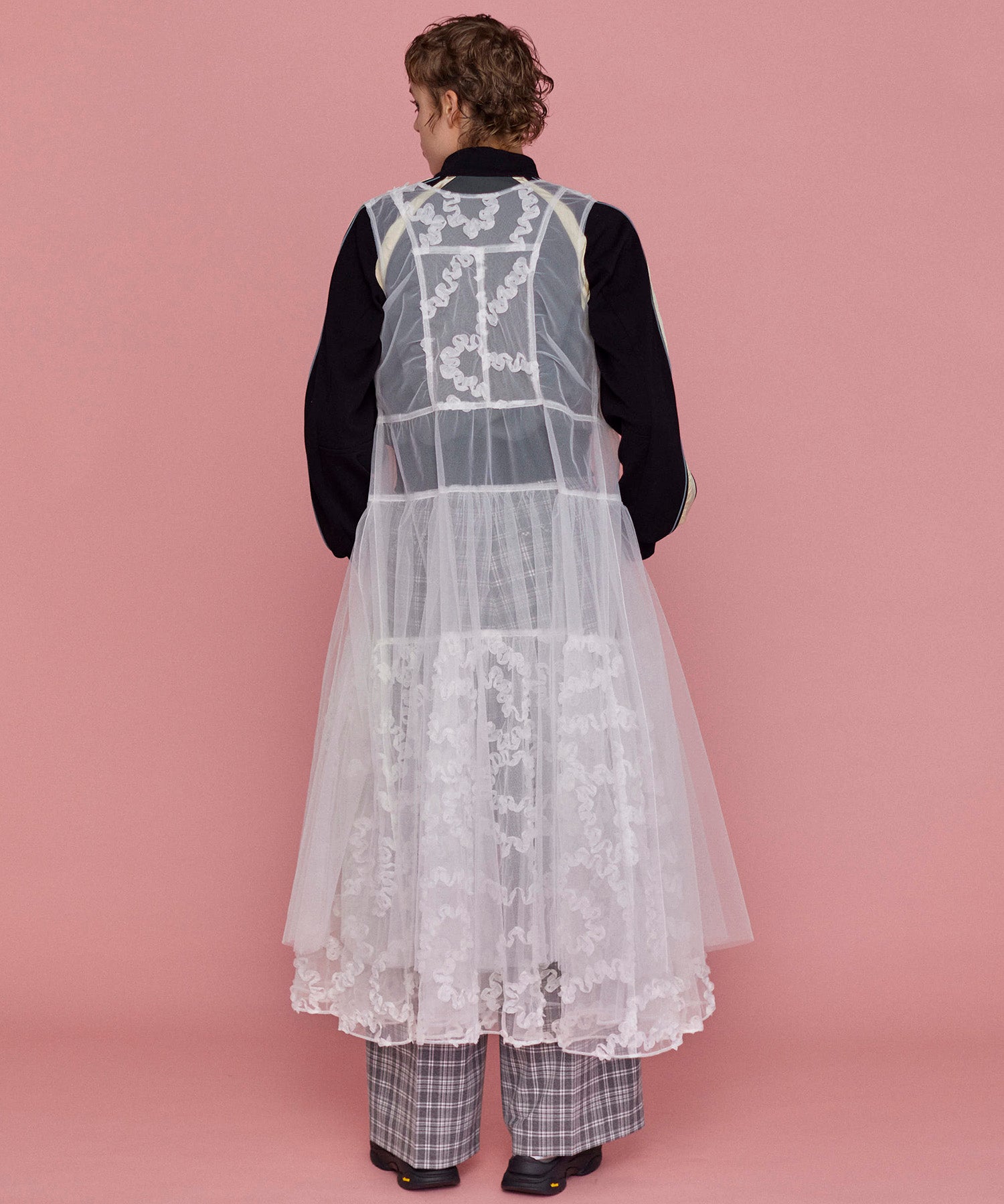 【25SPRING PRE-ORDER】2way Tulle Layered Dress