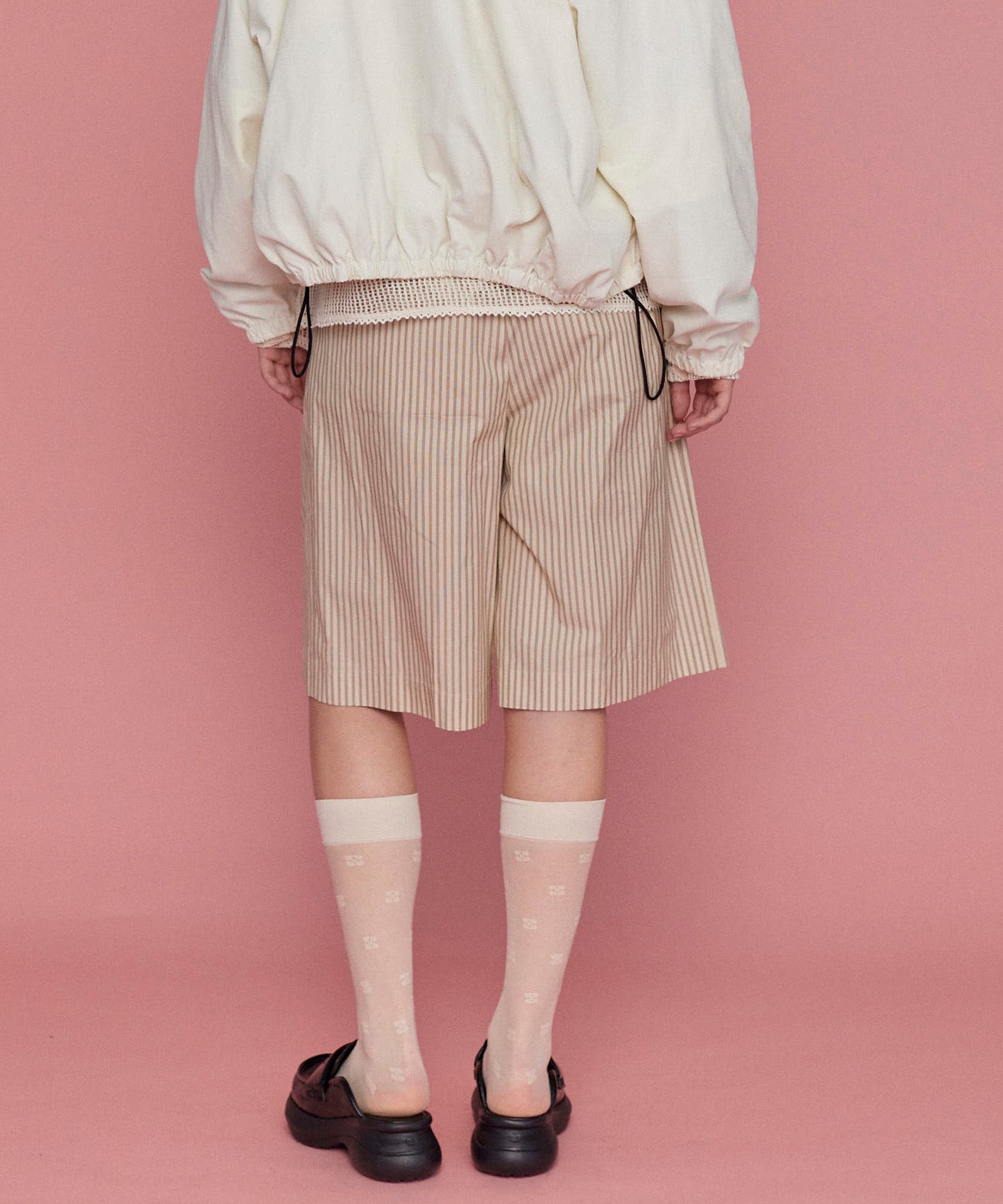 【25SPRING PRE-ORDER】Double Waist Easy Half Pants