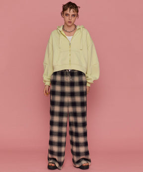 【25SPRING PRE-ORDER】Plaid Pattern Easy Pants