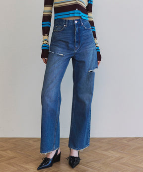 Over Pocket Denim Pants