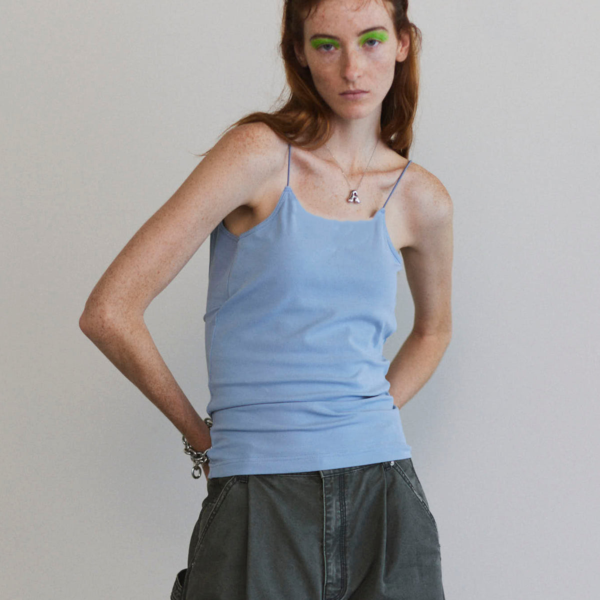 Narrow Strap Cup In Camisole