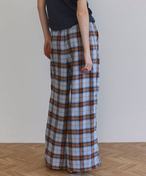 【25SPRING PRE-ORDER】Plaid Pattern Easy Pants