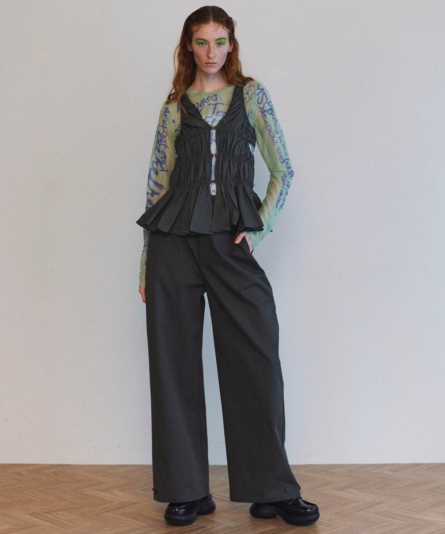 【25SPRING PRE-ORDER】Cocoon Silhouette Chino Wide Pants