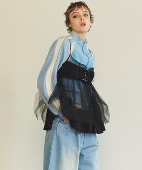 【25SPRING PRE-ORDER】See-through Tulle Tunic