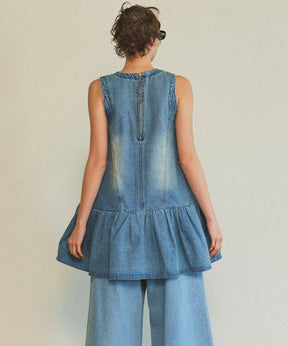 【25SPRING PRE-ORDER】Denim Mini Dress