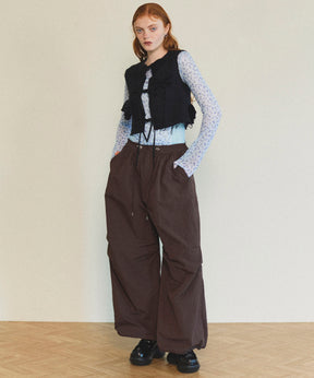 【25SPRING PRE-ORDER】Color Piping Parachute Pants