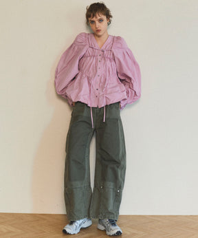 【25SPRING PRE-ORDER】Multiway Taffeta Blouse