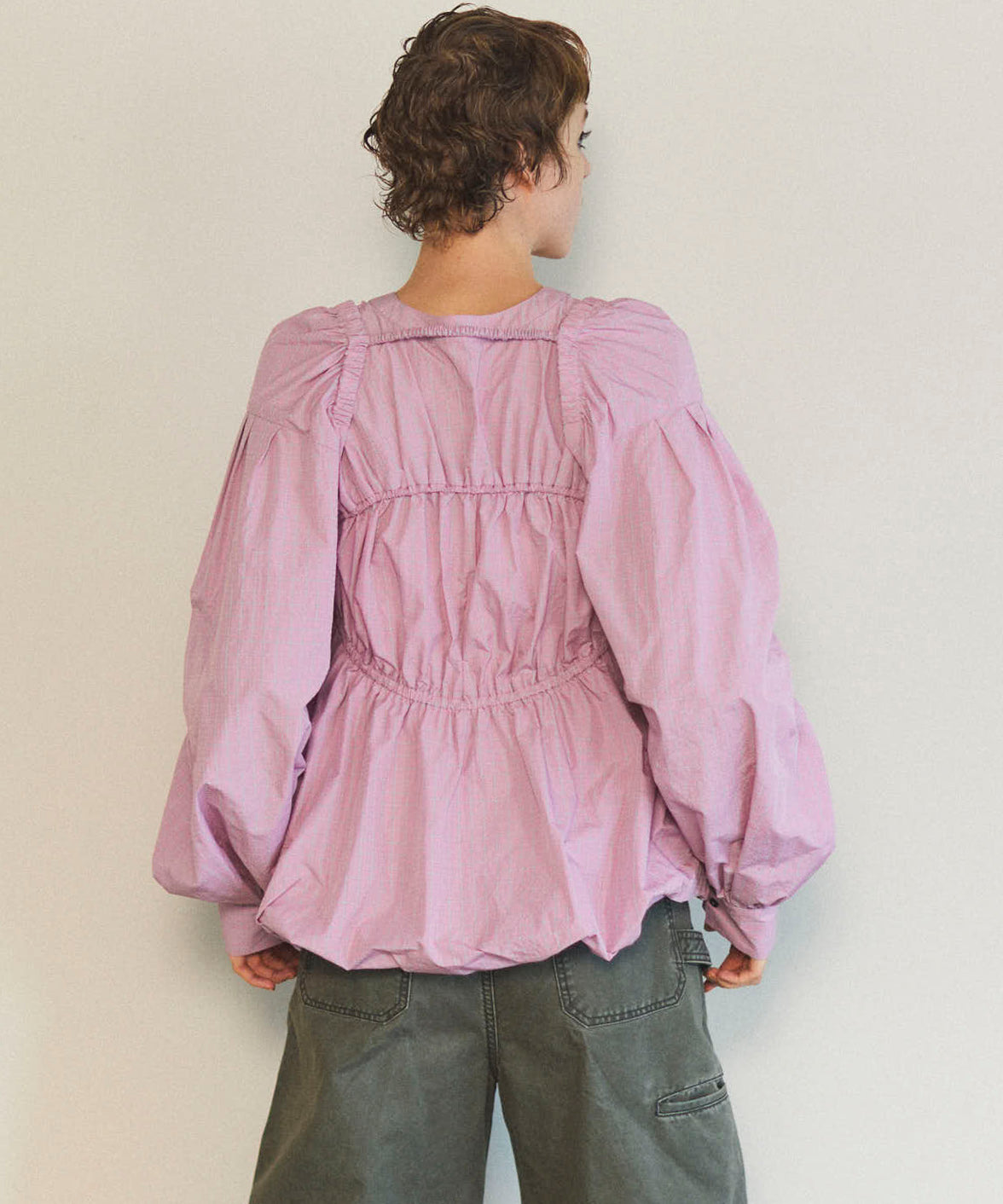 【25SPRING PRE-ORDER】Multiway Taffeta Blouse