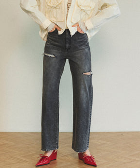 Over Pocket Denim Pants