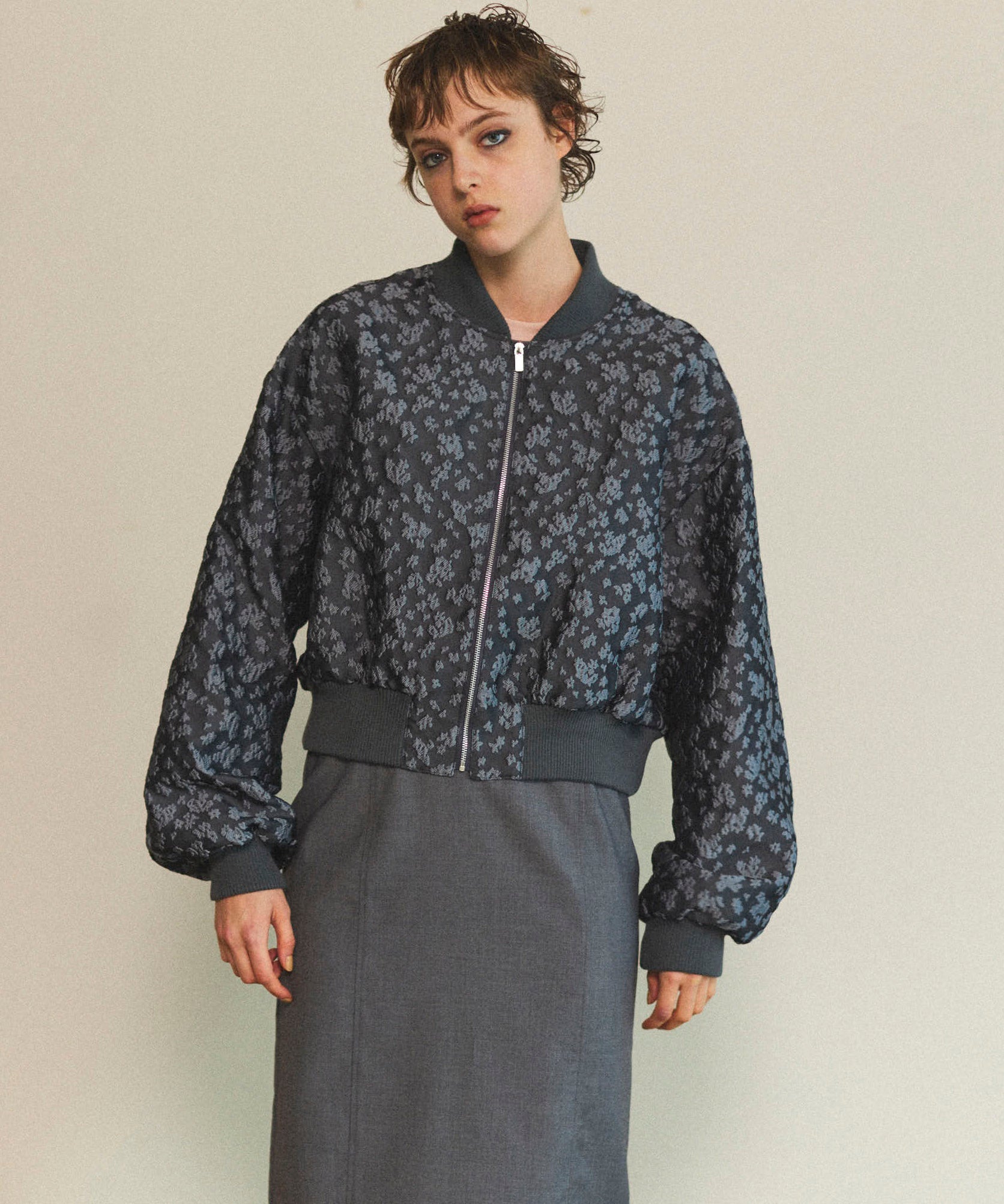 【25SPRING PRE-ORDER】Jacquard Blouson