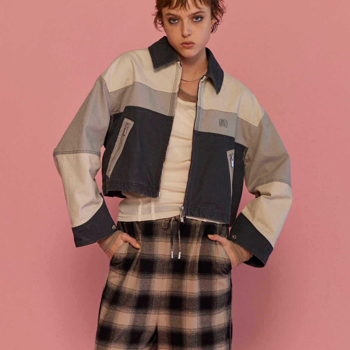 ジャケット・アウター COLOR BLOCK SEPARATE PRACTICE JACKET ジャケット・アウター COLOR BLOCK SEPARATE PRACTICE JACKET