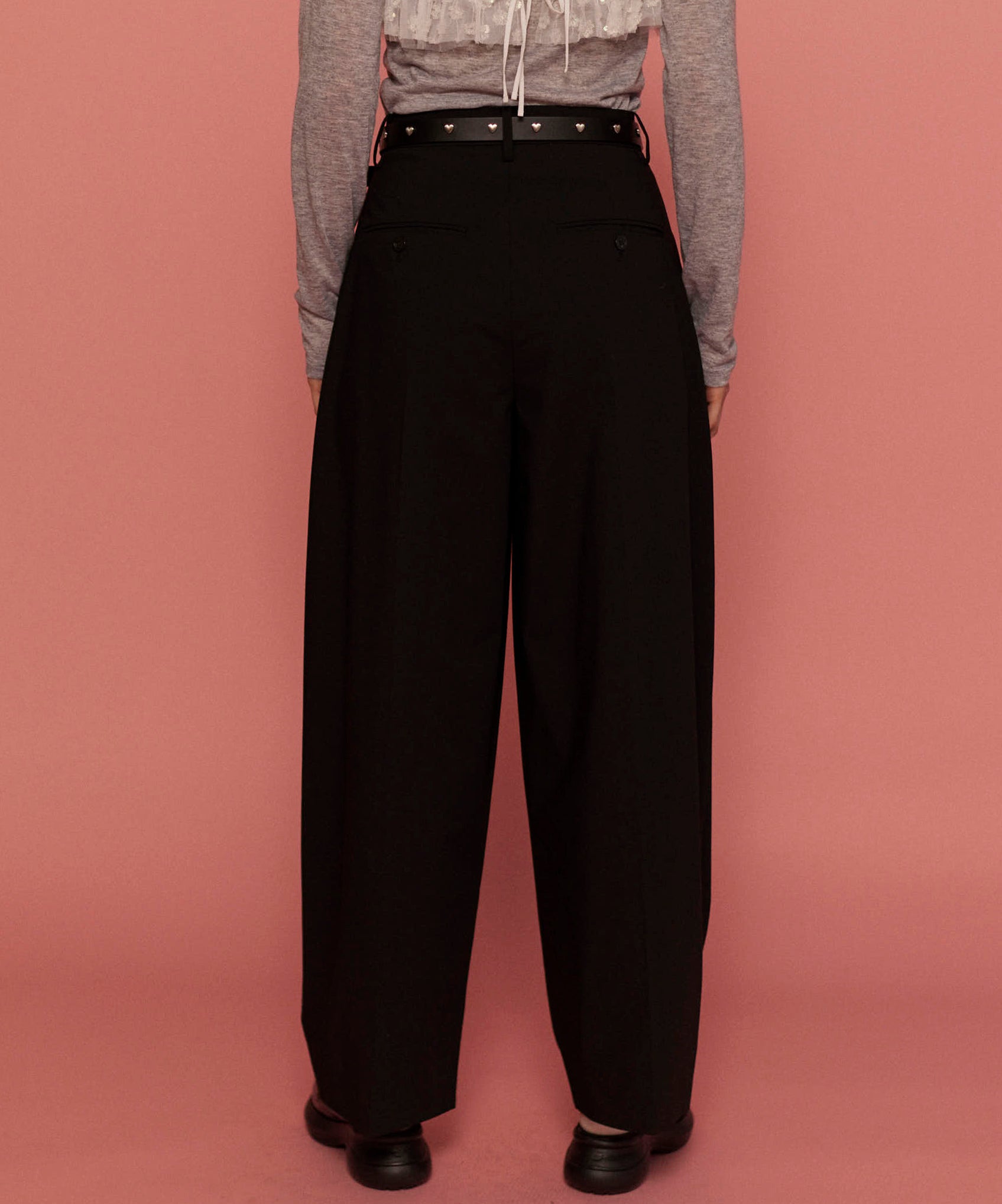 【25SPRING PRE-ORDER】Two Tuck Curve Wide Tapered Pants