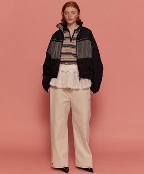 【25SPRING PRE-ORDER】Cocoon Silhouette Chino Wide Pants