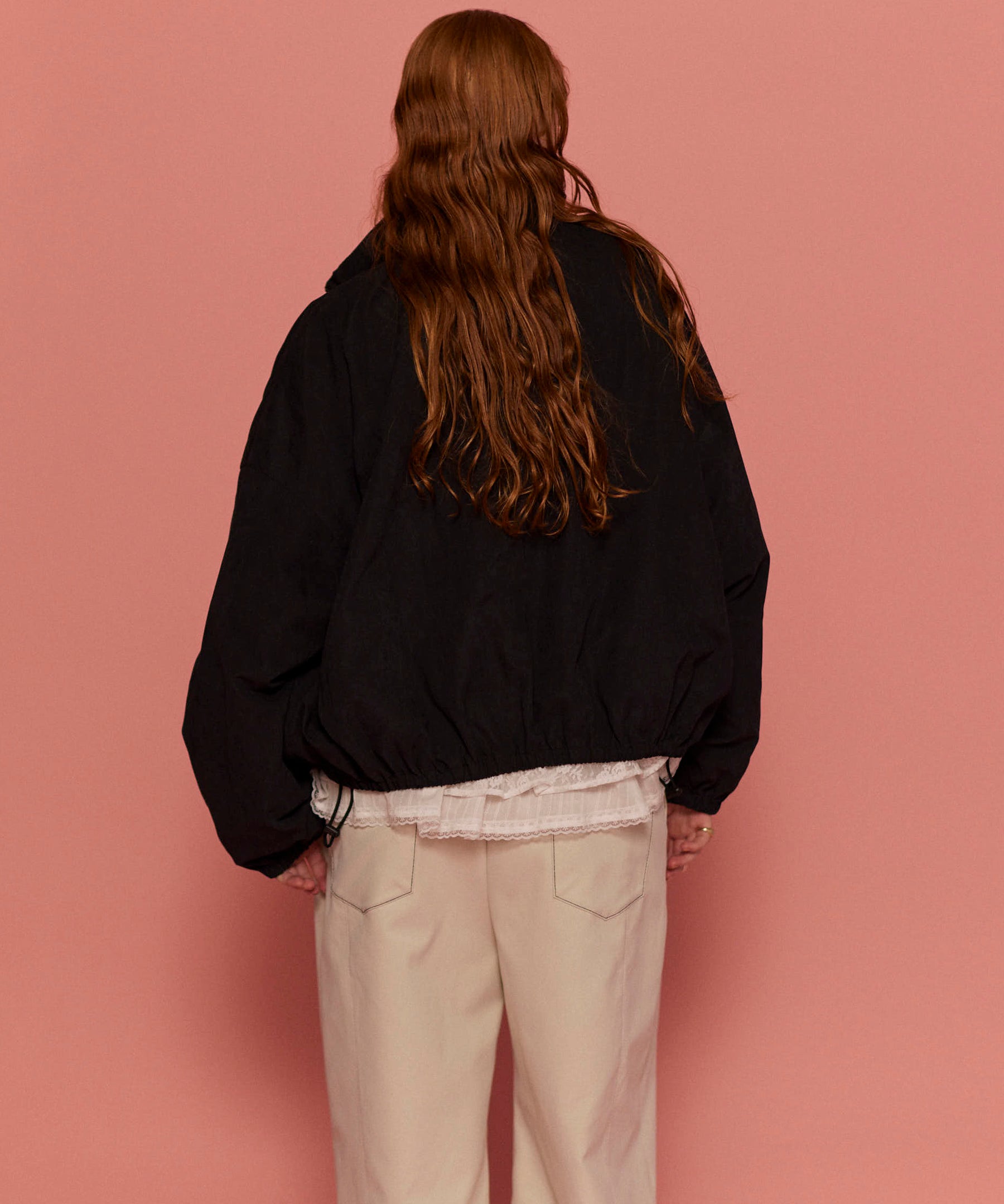 【25SPRING PRE-ORDER】Reversible Tulle Docking Track Jacket