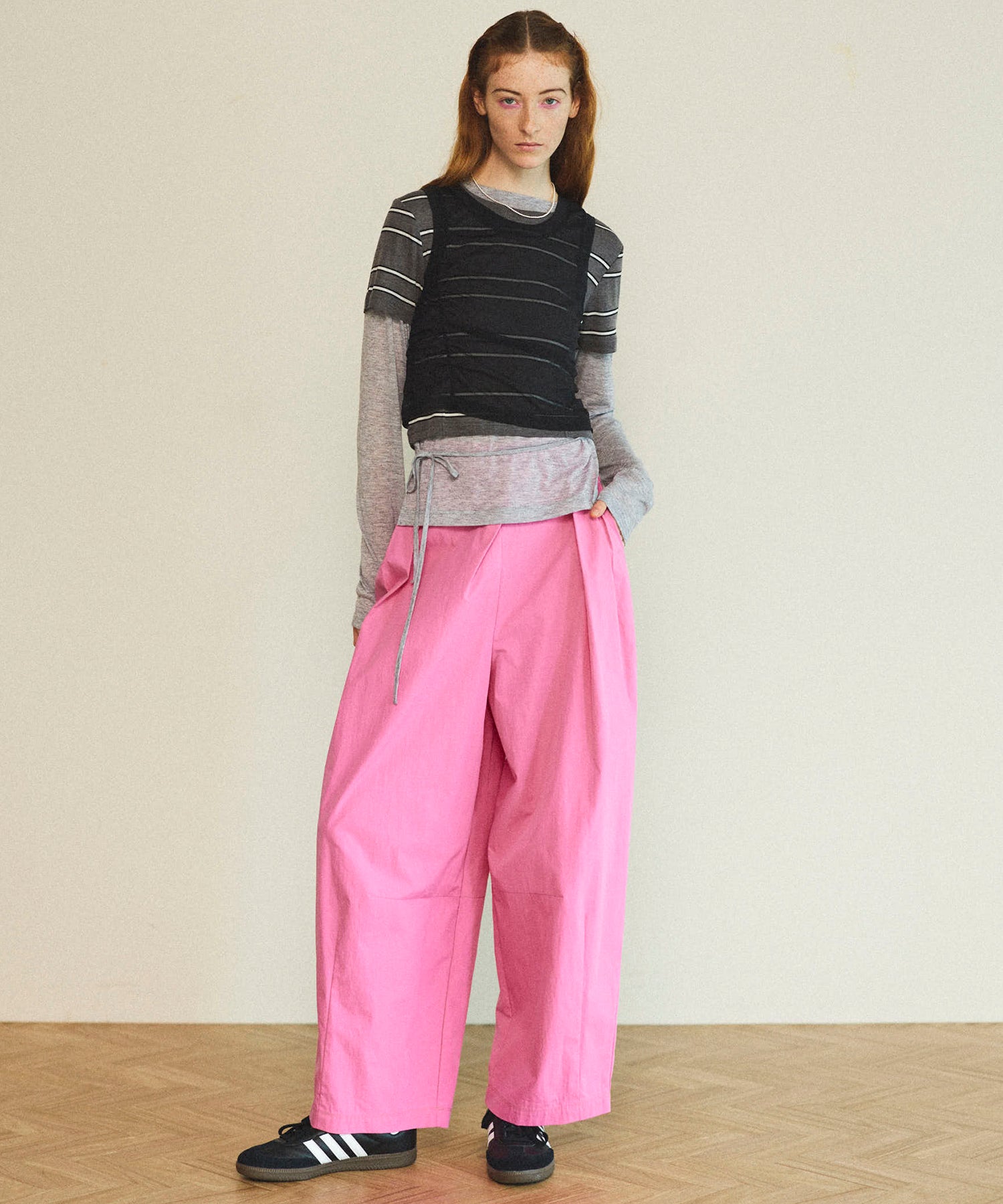 【25SPRING PRE-ORDER】Waist Pleats Cocoon Pants