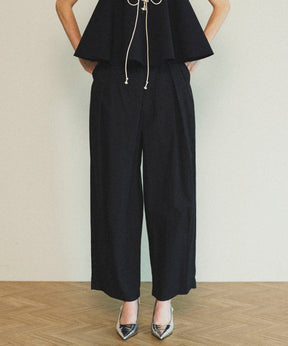 【25SPRING PRE-ORDER】Waist Pleats Cocoon Pants