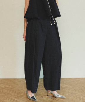 【25SPRING PRE-ORDER】Waist Pleats Cocoon Pants