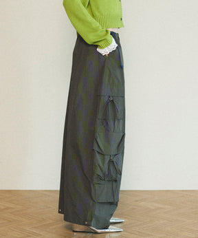 【25SPRING PRE-ORDER】Ribbon Design Cargo Pants