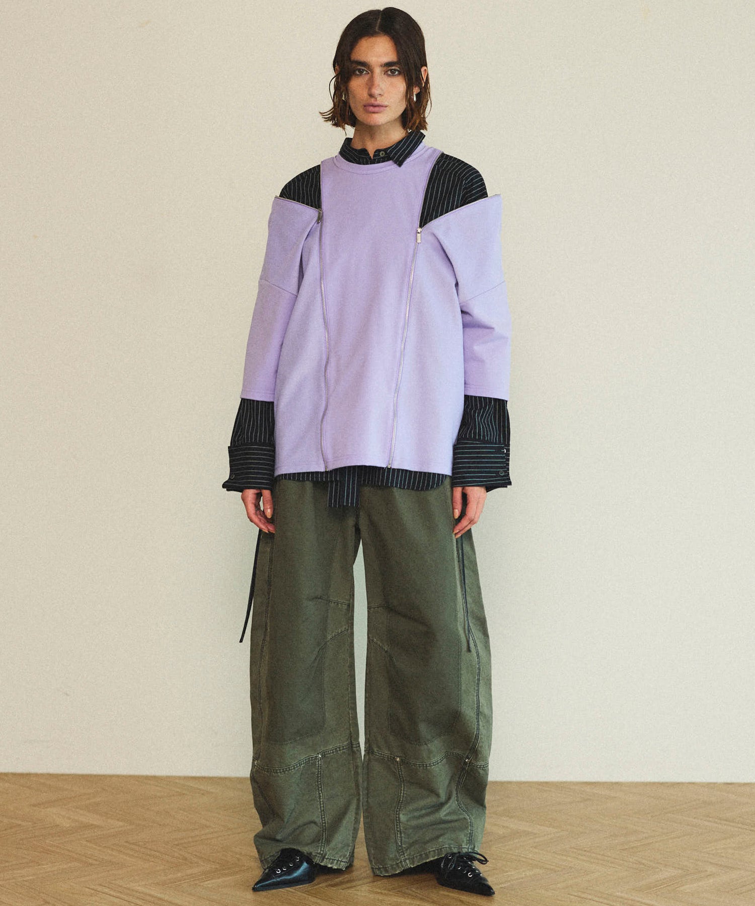 【25SPRING PRE-ORDER】Painter Military Curve Pants