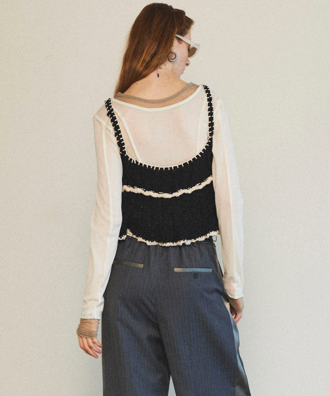 【25SPRING PRE-ORDER】Wide Rib Lace Up Bustier