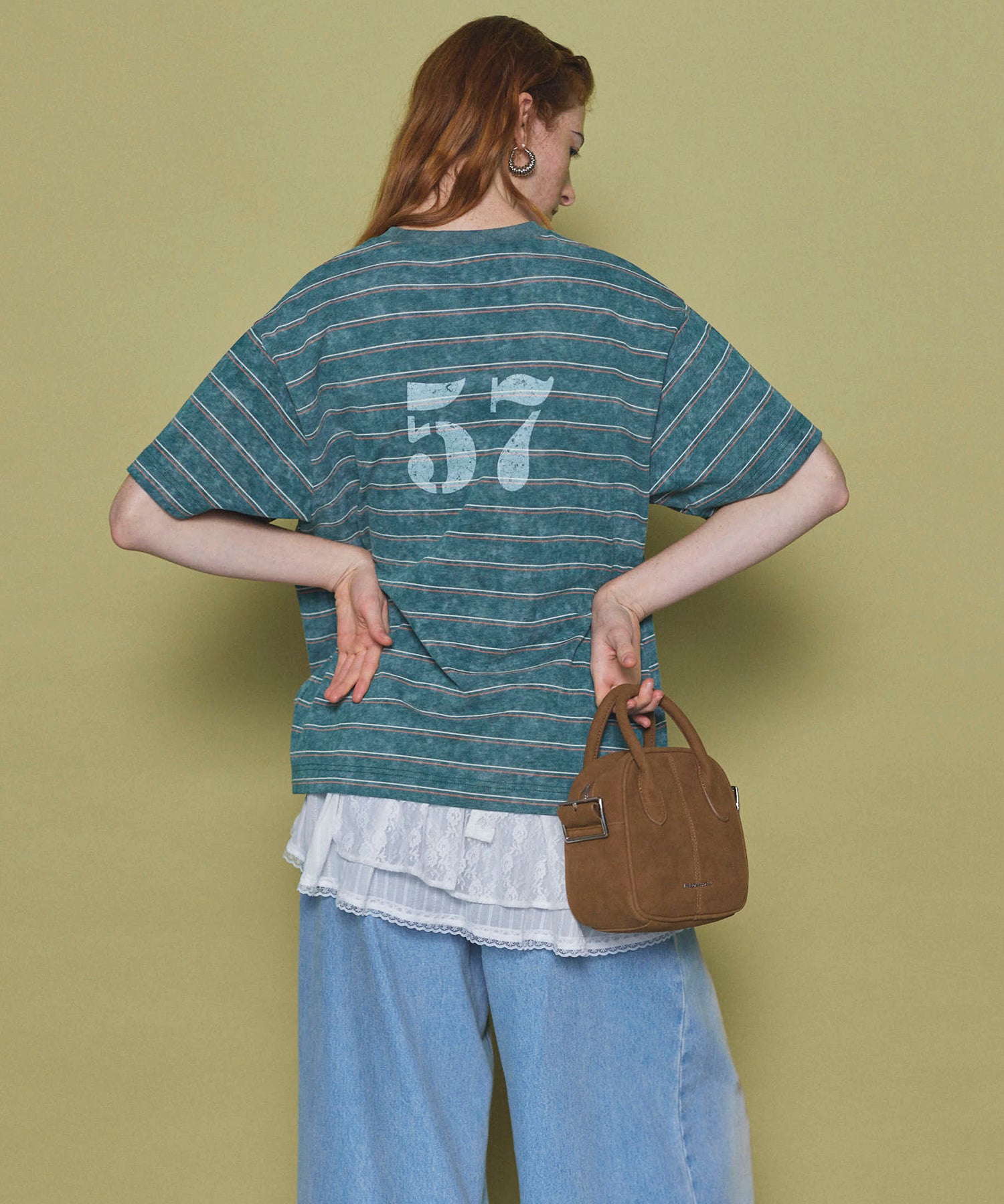 【25SPRING PRE-ORDER】Back Numbering Border T-shirt