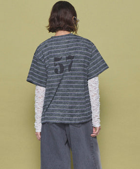 【25SPRING PRE-ORDER】Back Numbering Border T-shirt