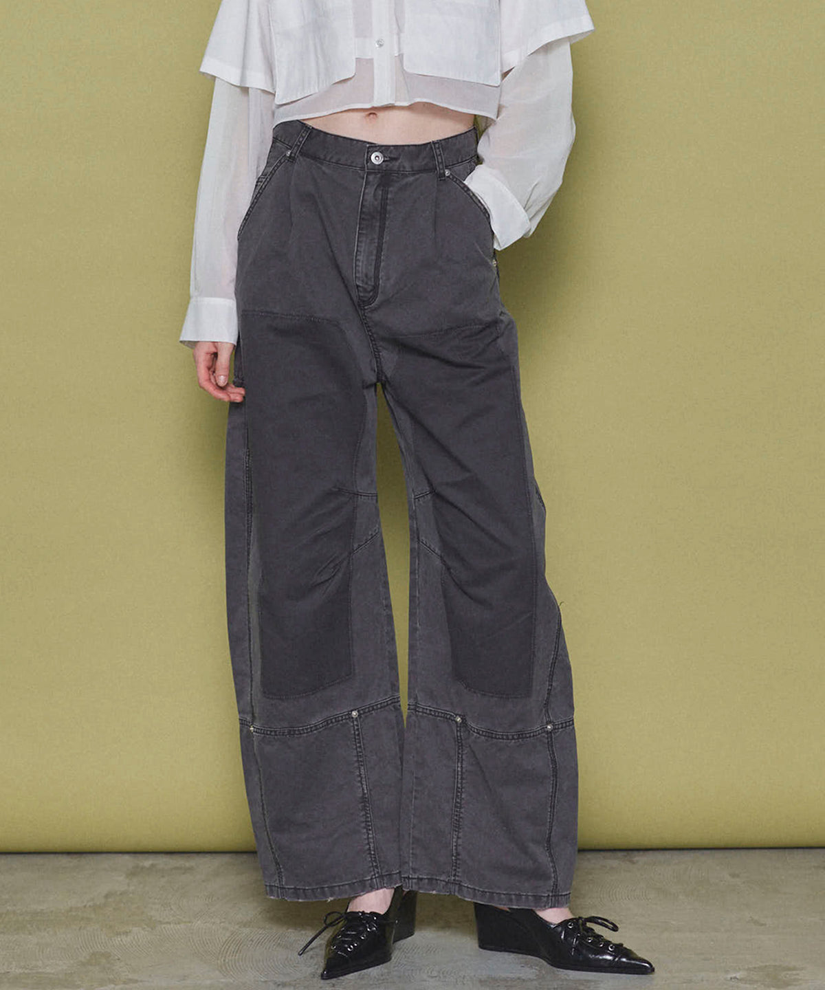 【25SPRING PRE-ORDER】Painter Military Curve Pants