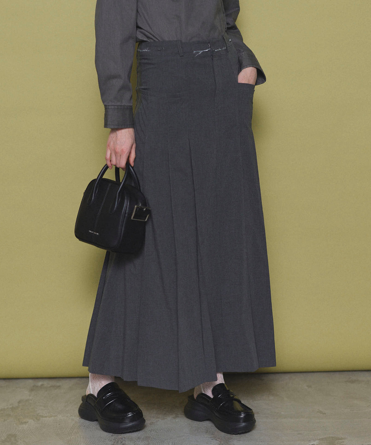 【25SPRING PRE-ORDER】Pleated Maxi Skirt