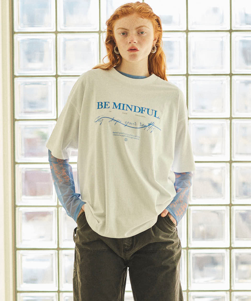 【25SPRING PRE-ORDER】BE MINDFUL Logo T-shirt