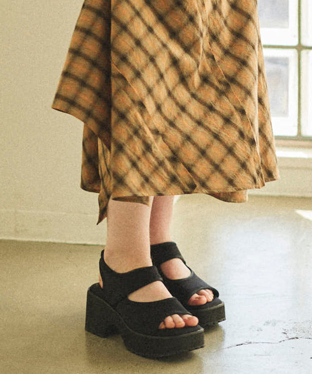 【25SPRING PRE-ORDER】Volume Sole Stretch Sandals