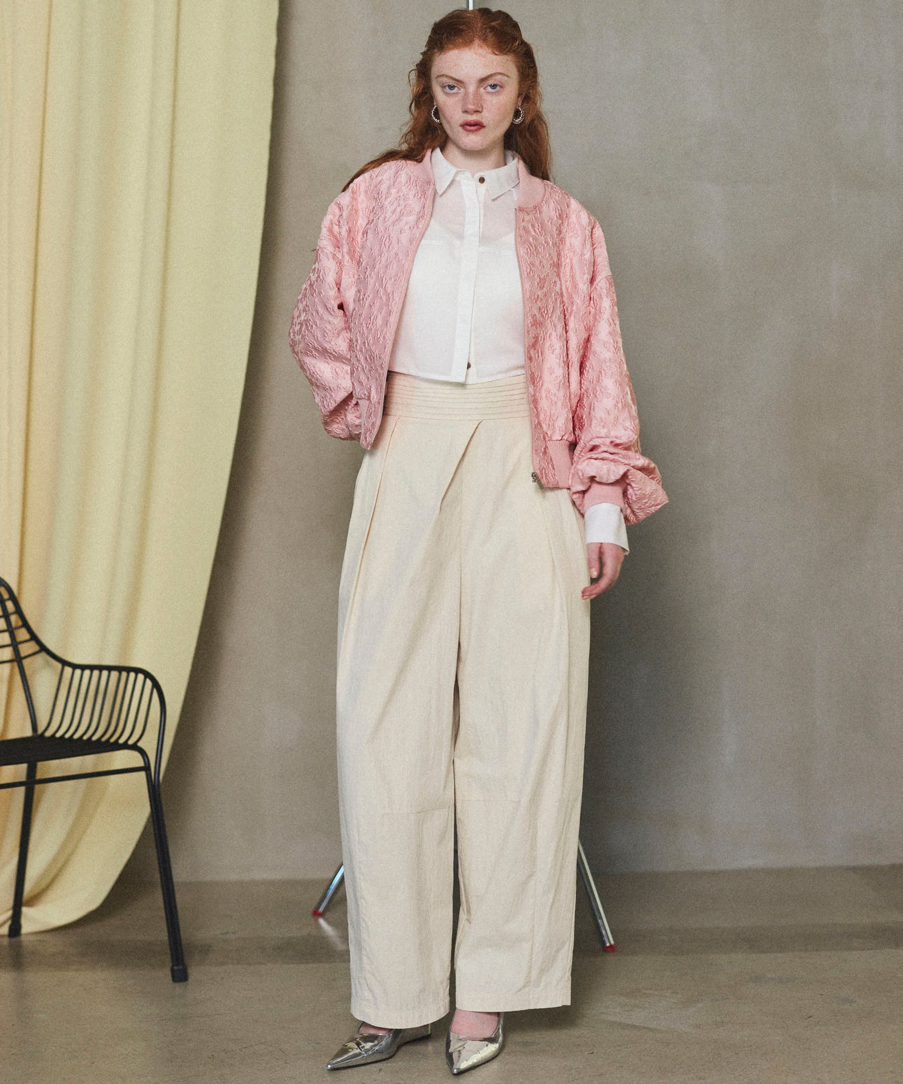 【25SPRING PRE-ORDER】Waist Pleats Cocoon Pants