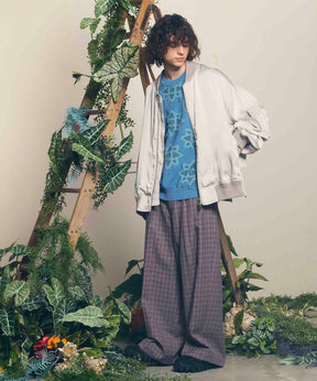 【Italian Dead Stock Fabric】Three-Tuck Prime Wide Pants