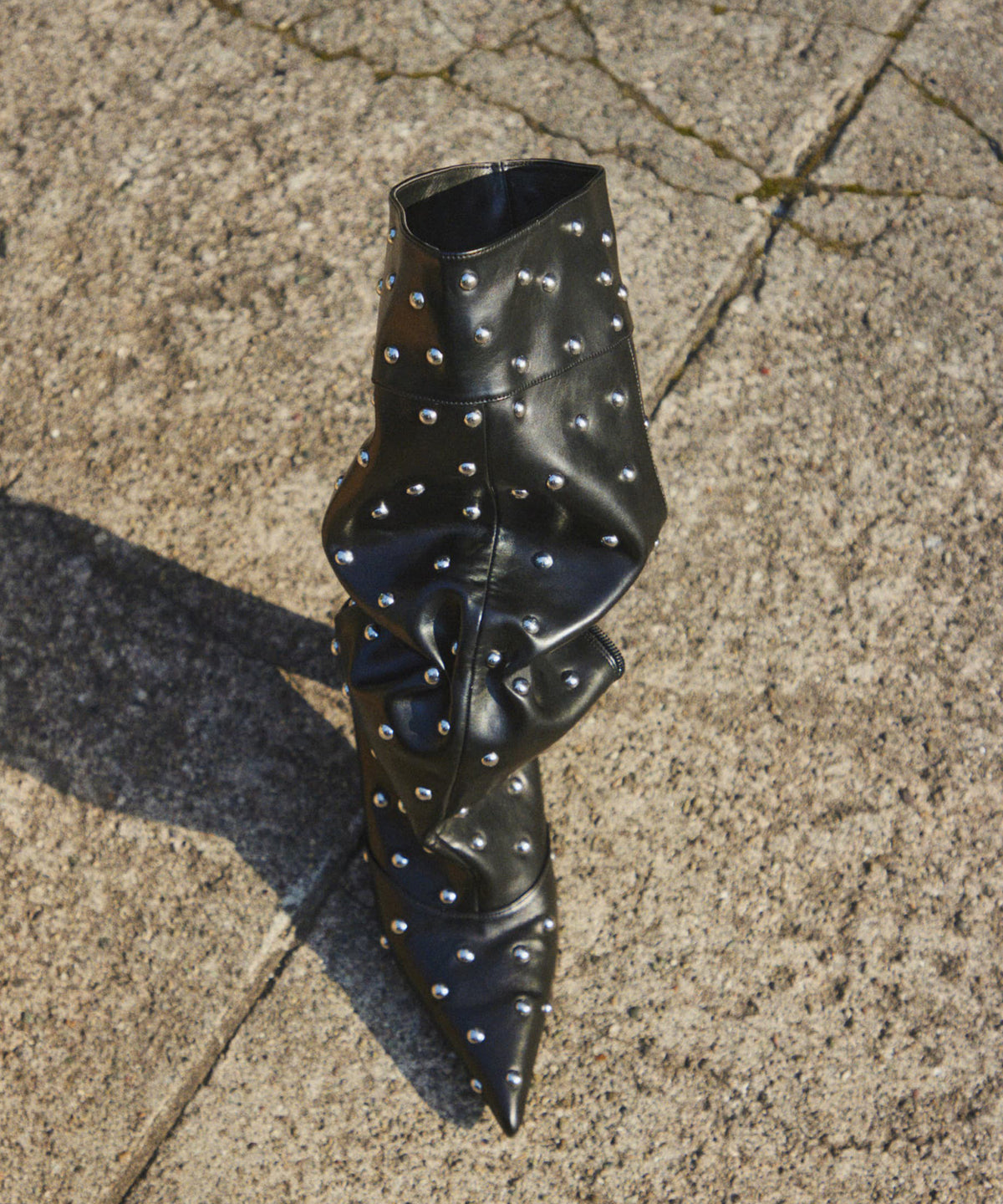 【24AUTUMN PRE-ORDER】Studs Loose Long Boots