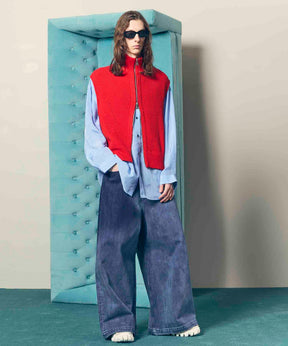 Hyper Wide Denim Buggy Pants