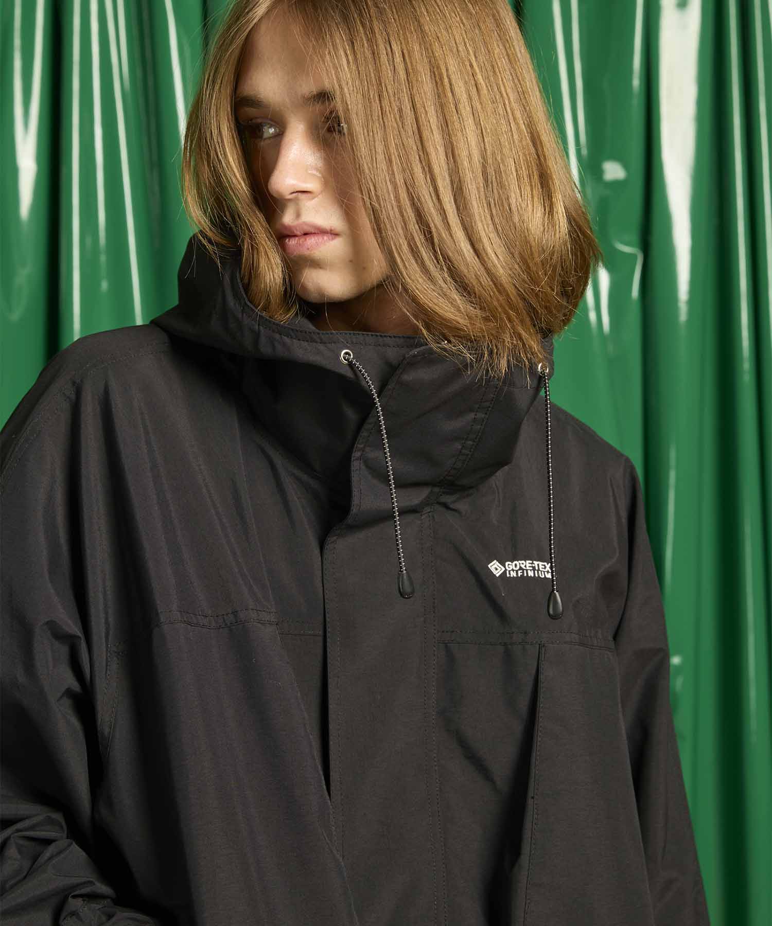 [Foxfire for Maison Special] Prime-Over CURVED ZIP HOOD BLOUSON