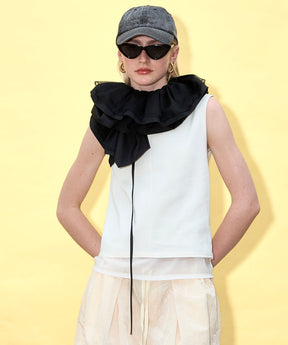 Multiway Tulle Layered Collar