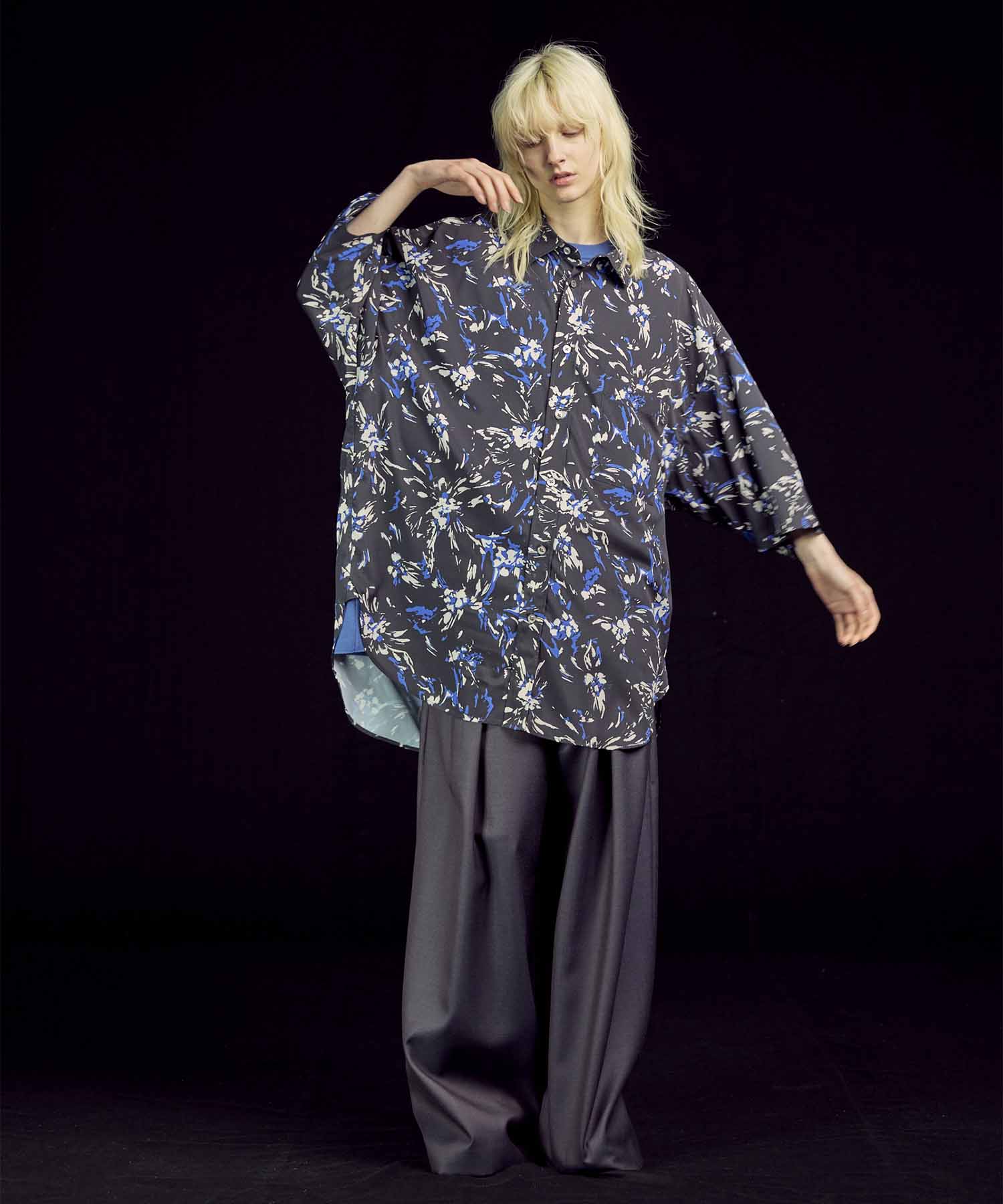 [限量版]原始图形原始额定套圈短袖衬衫外套