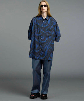 [限量版]原始图形原始额定套圈短袖衬衫外套