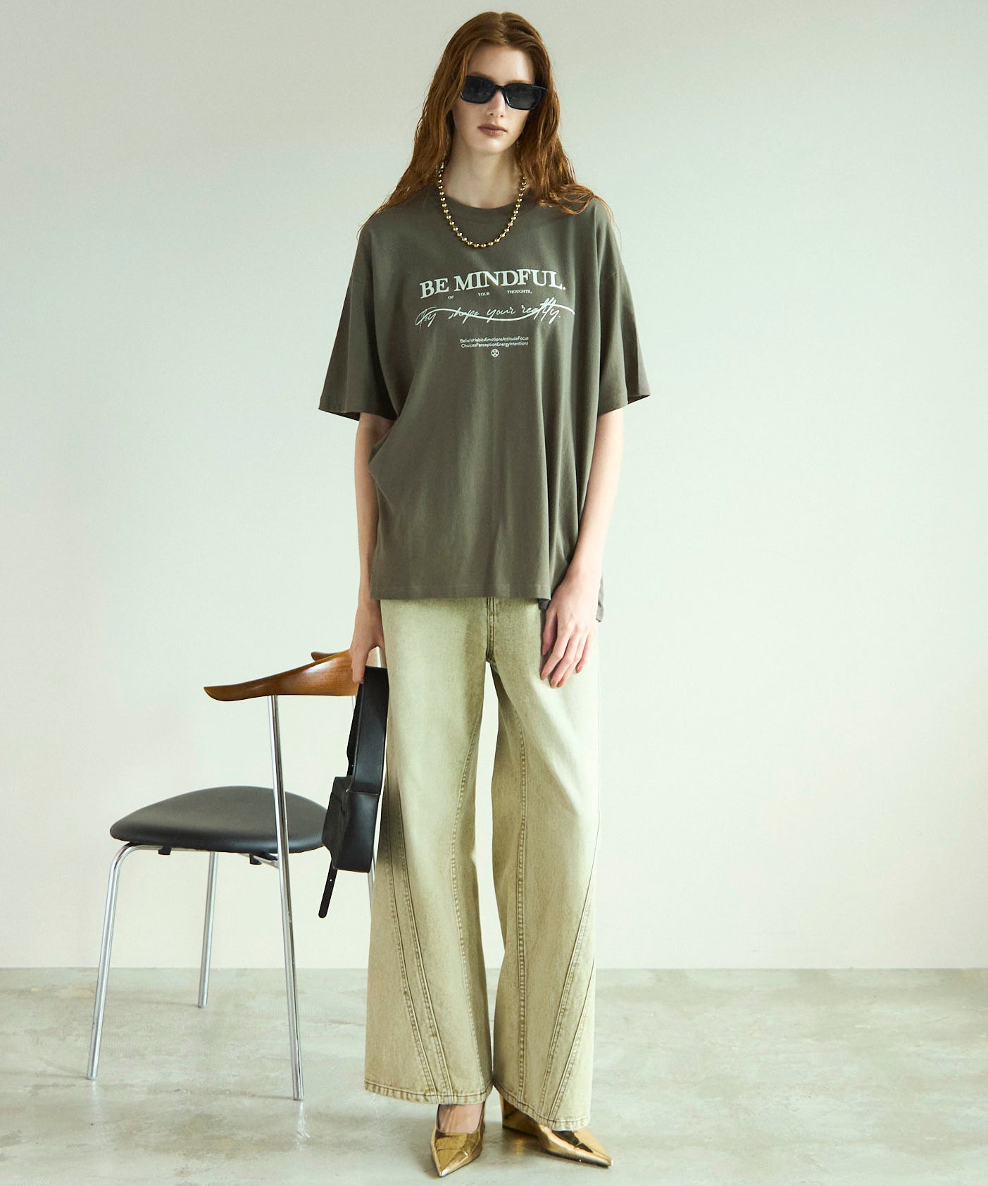 【SALE】BE MINDFUL Logo T-shirt