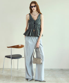 Waist Ruffle Sweatpants