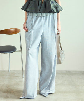 Waist Ruffle Sweatpants
