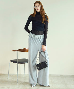Waist Ruffle Sweatpants