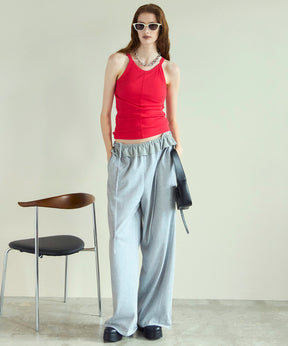 Waist Ruffle Sweatpants
