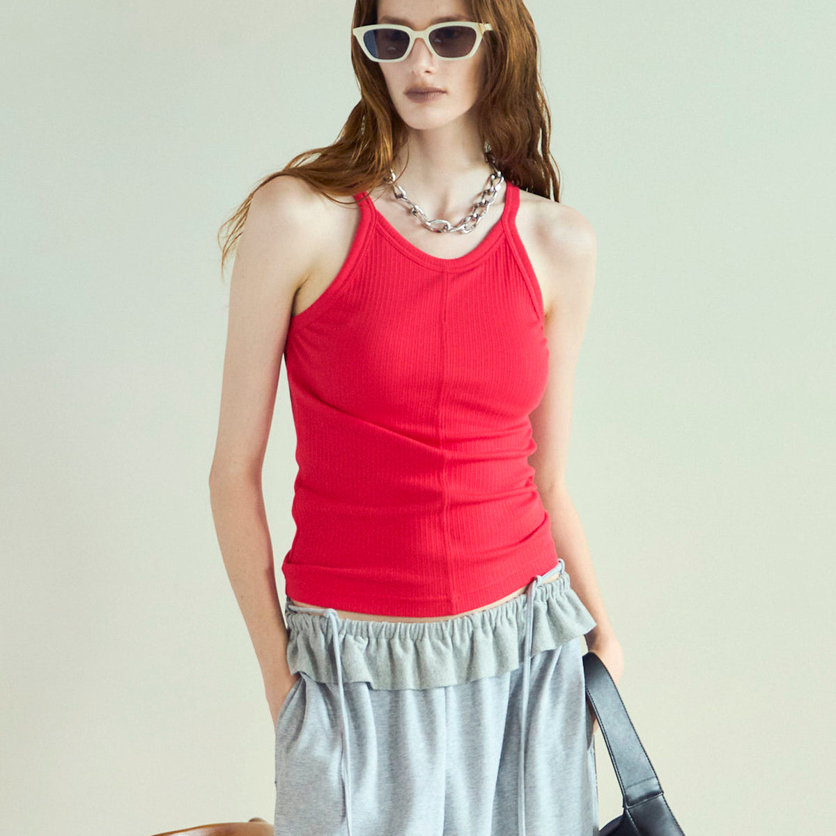 Cup In American Sleeve Tank Top