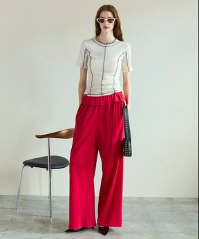 Waist Ruffle Sweatpants