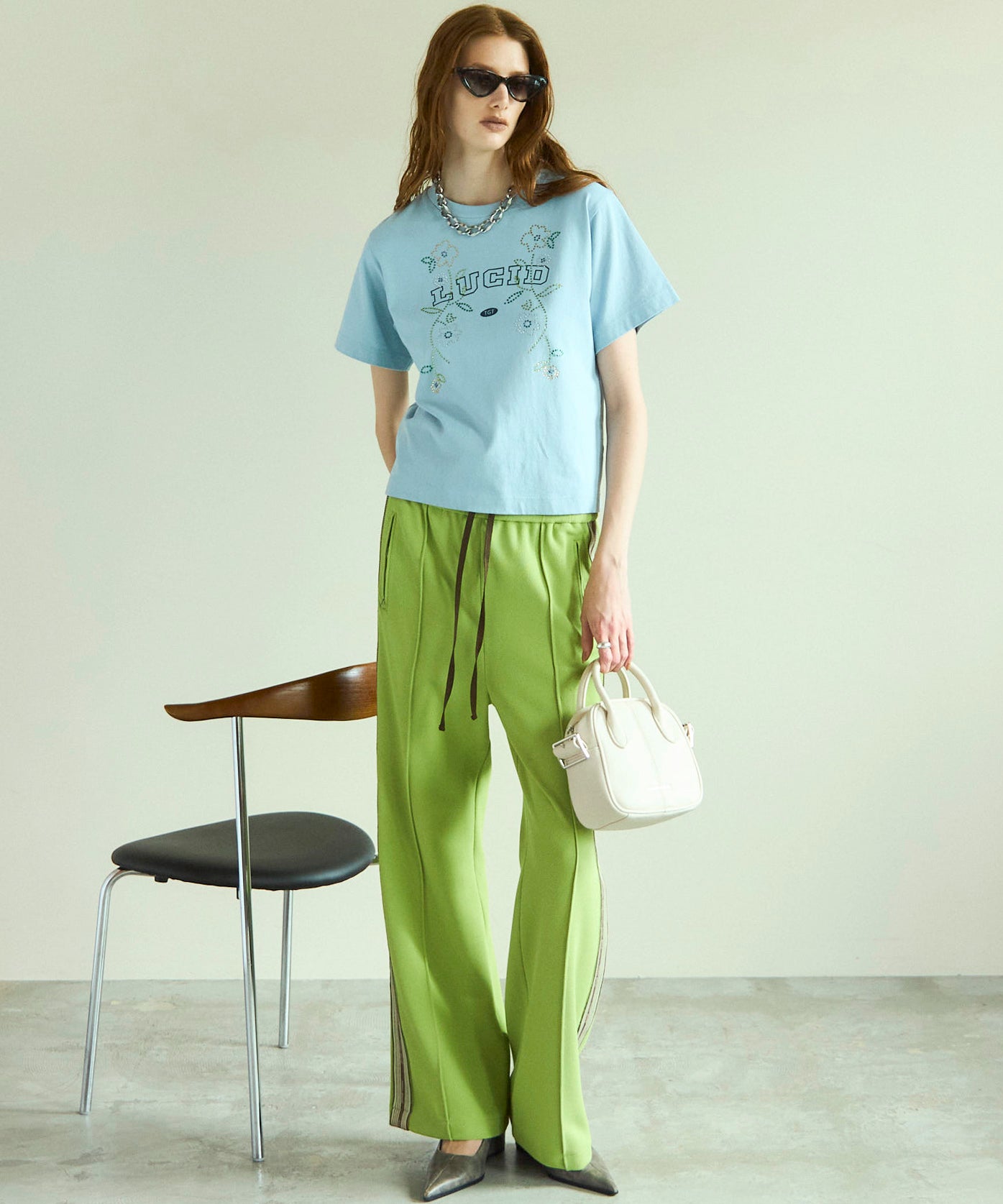 【SALE】LUCID  Glitter Flower T-shirt