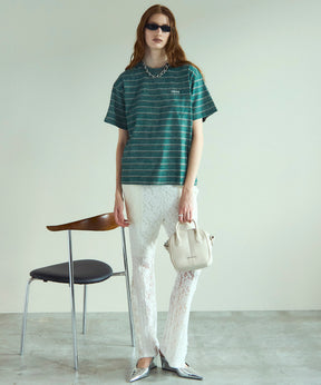 【SALE】Back Numbering Border T-shirt