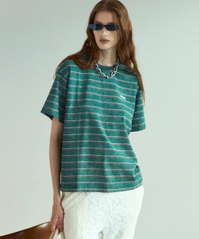 【SALE】Back Numbering Border T-shirt