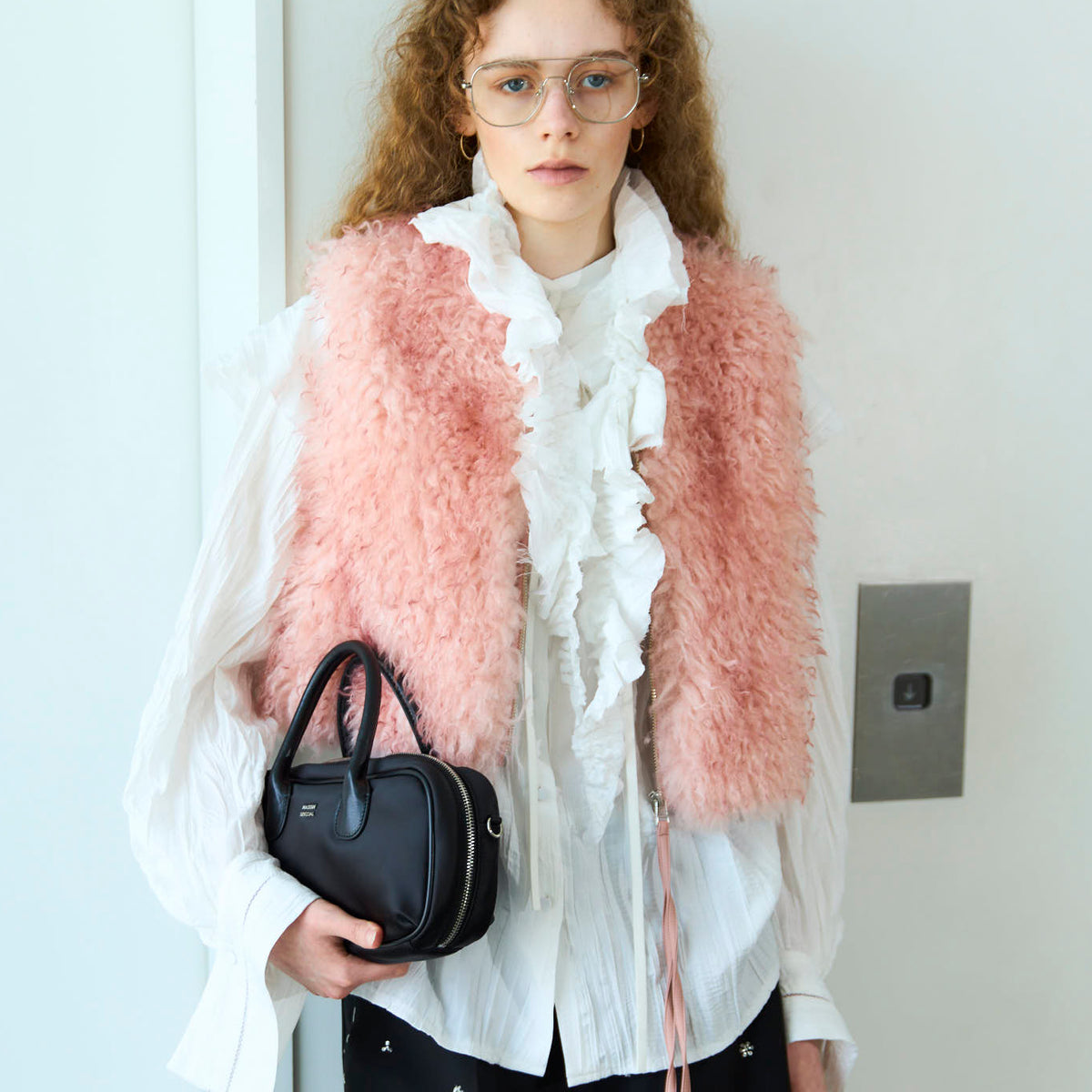 andpal &pal アウター　ファーベスト　crimp Fur vest andpal &pal アウター ファーベスト crimp Fur vest andpal &pal